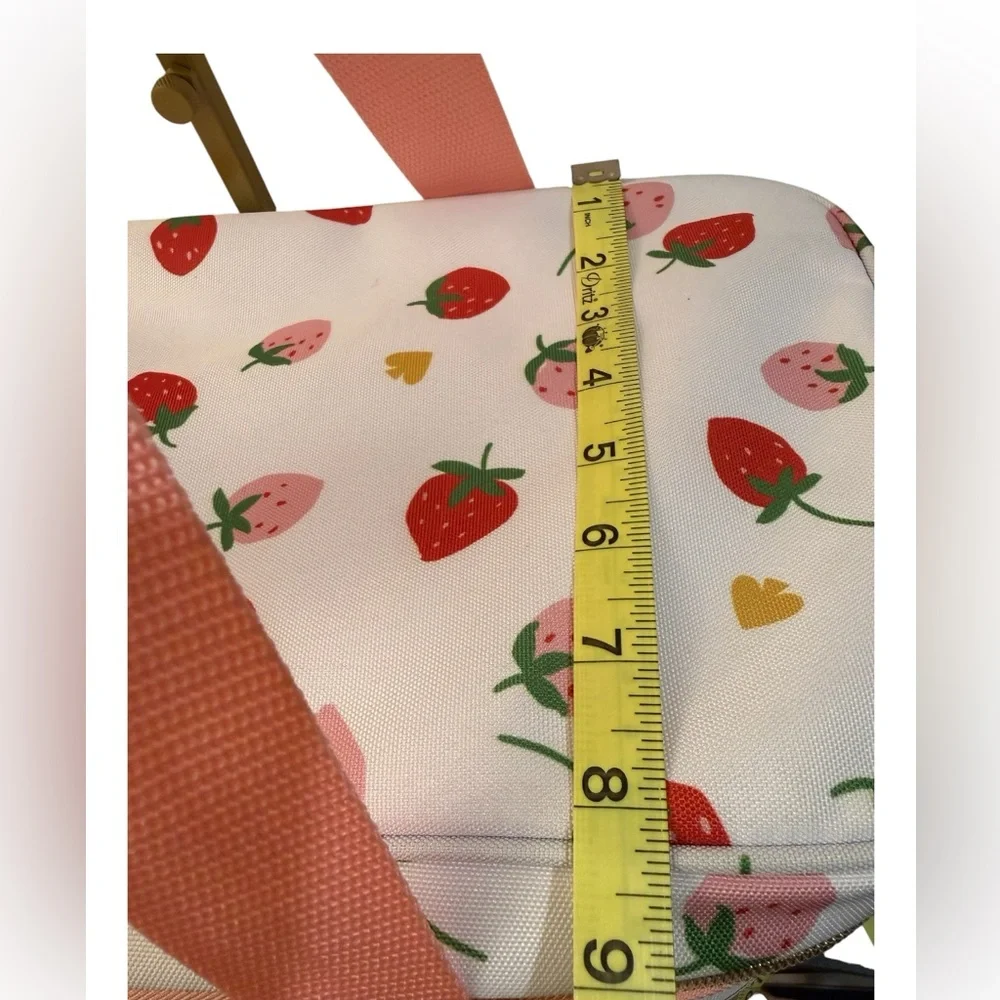 Kate Spade Strawberry Print Canvas Cooler Bag NWT